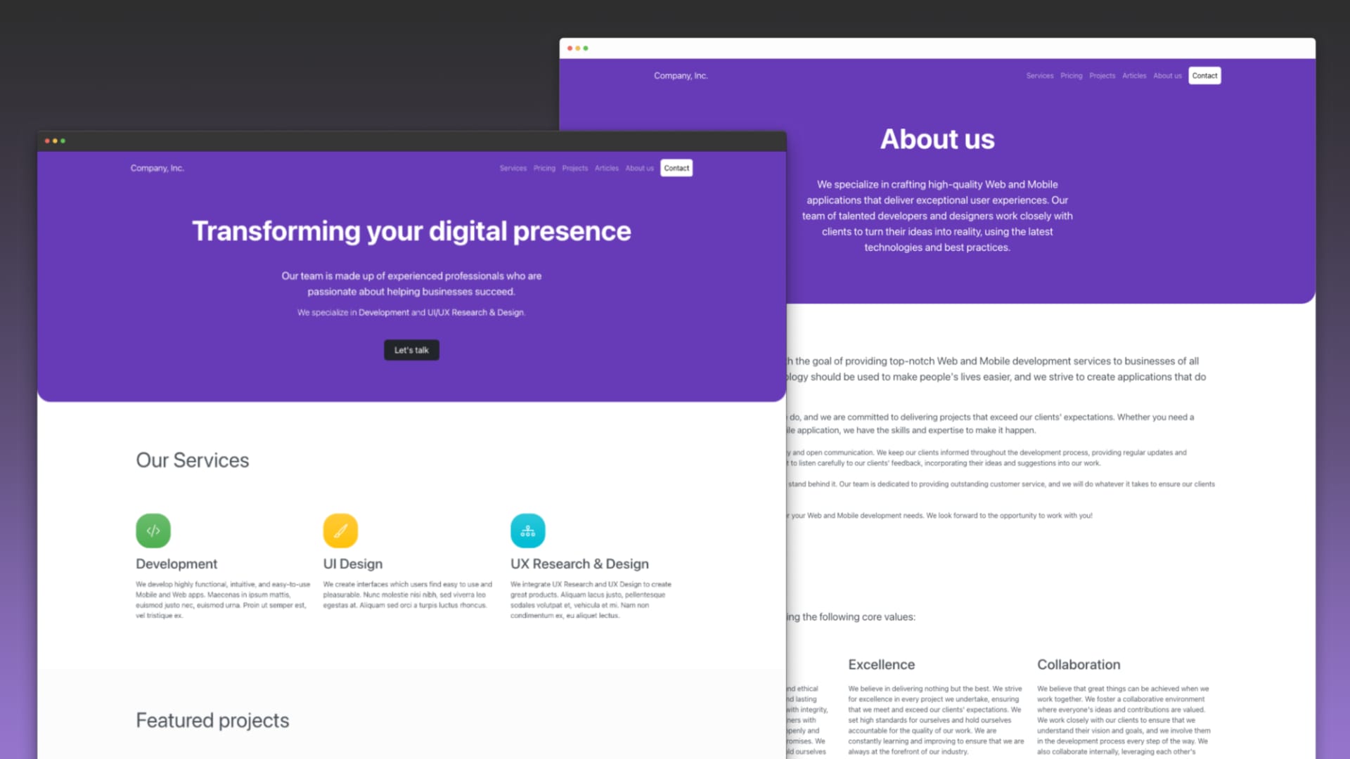 Agency - Next.js & Bootstrap 5 website template